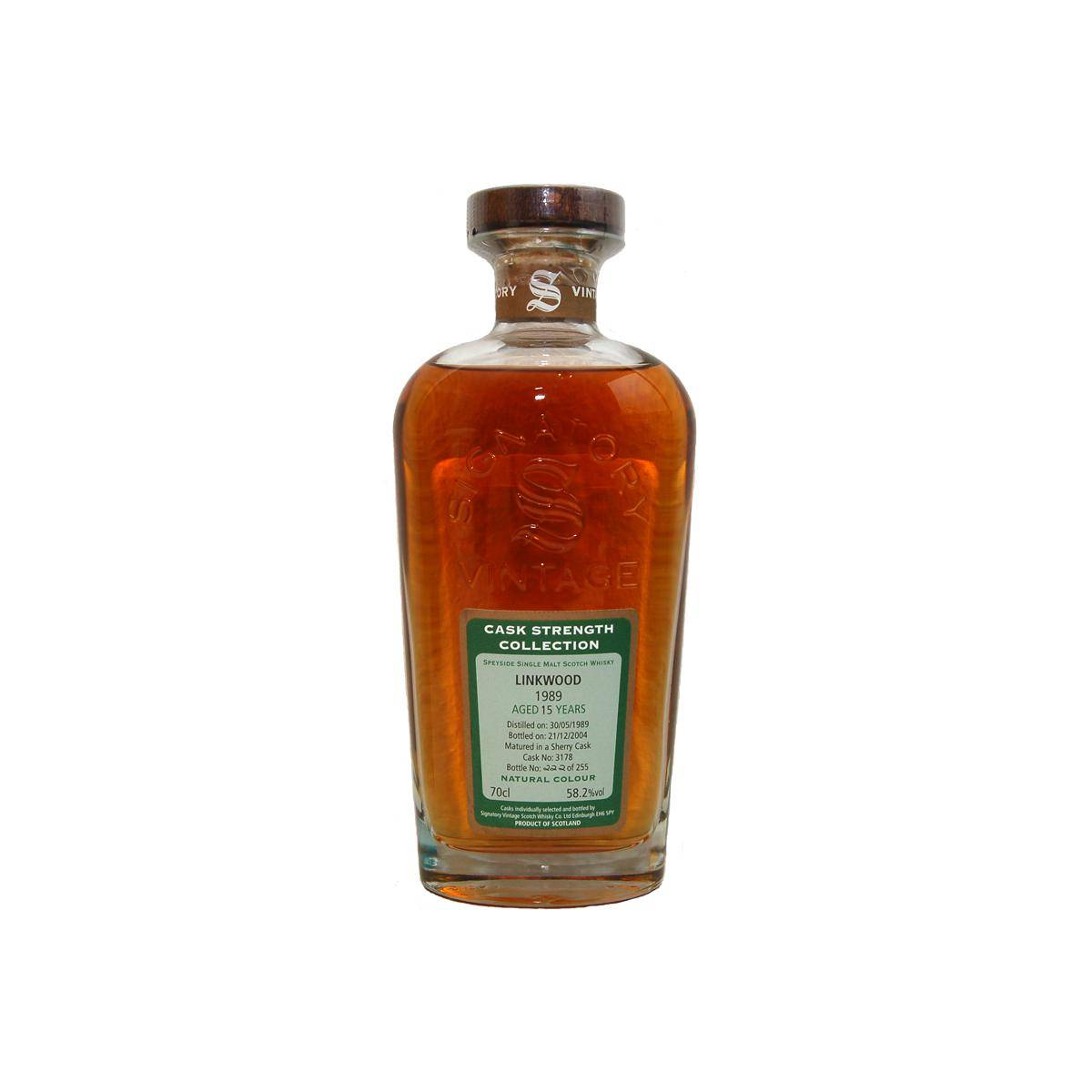 Linkwood Cask Strength Collection 1989 15 Years Single Malt Whisky