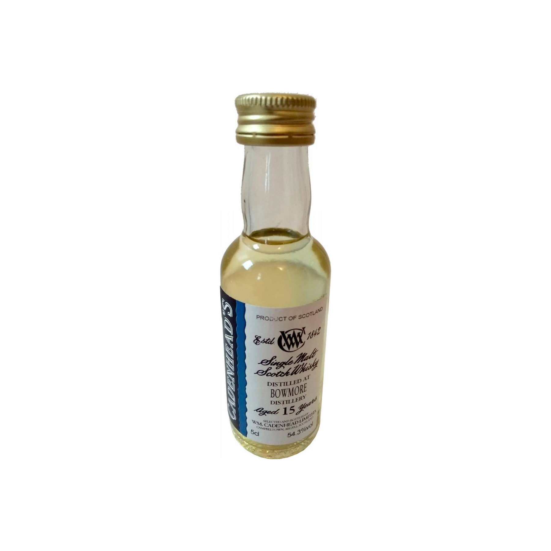 Bowmore Miniature 2002 15 Years Single Malt Whisky 2
