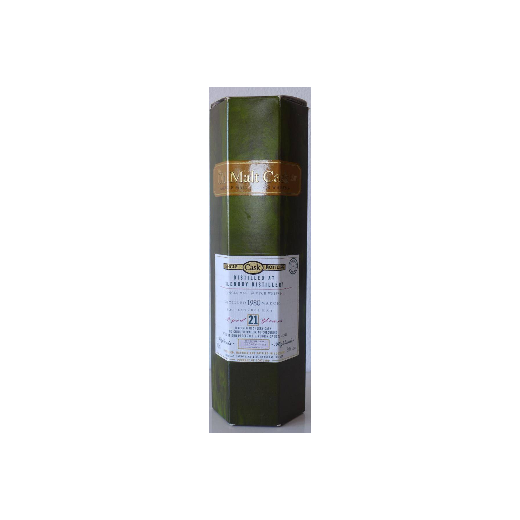 Glenury Royal Old Malt Cask 1980 21 Years Single Malt Whisky 3