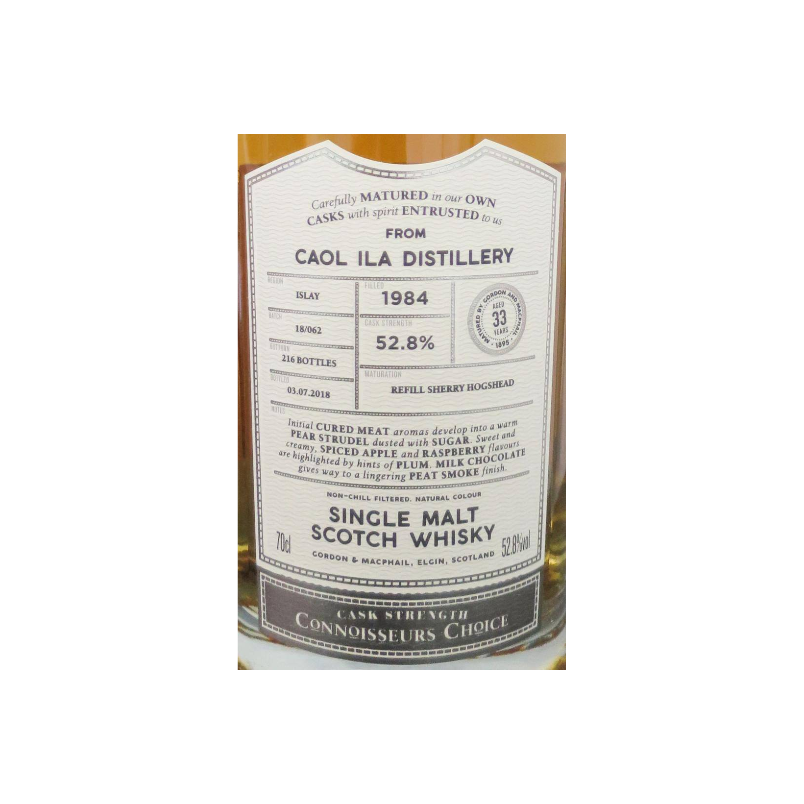 Caol Ila Connoisseurs Choice - Cask Strength 1984 33 Years Single Malt Whisky 2