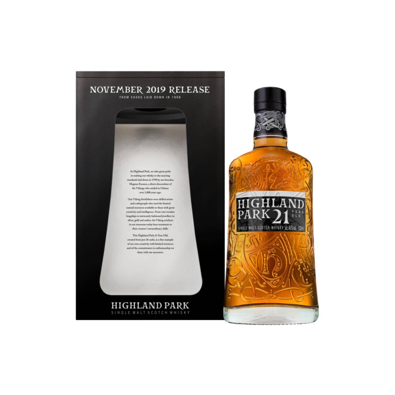 Highland Park 1998 21 Years Single Malt Whisky 3