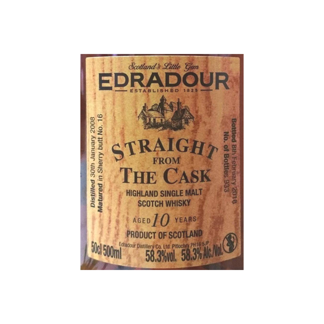 Edradour 2008 10 Years Single Malt Whisky 2