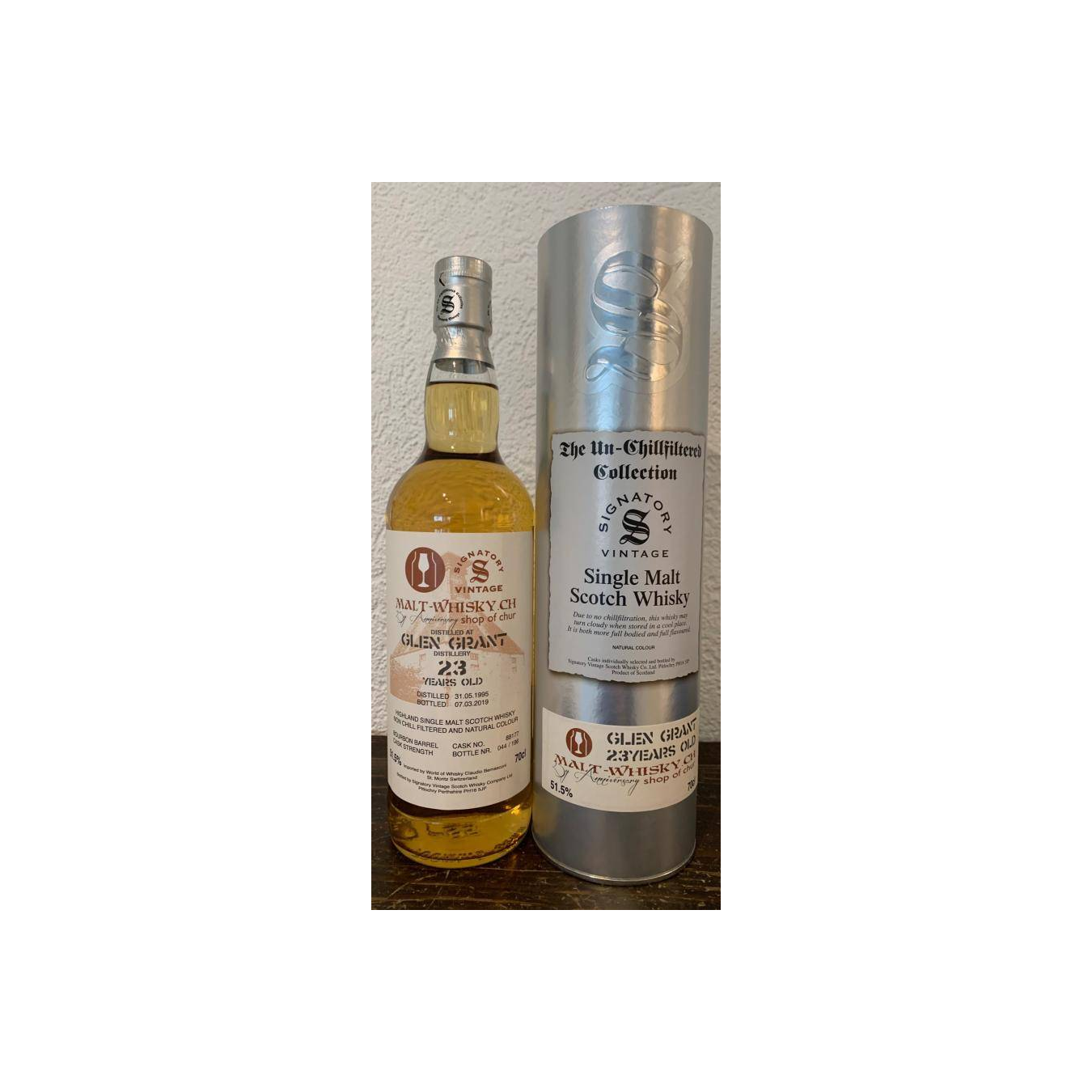 Glen Grant The Un-Chillfiltered Collection 1995 23 Years Single Malt Whisky 2