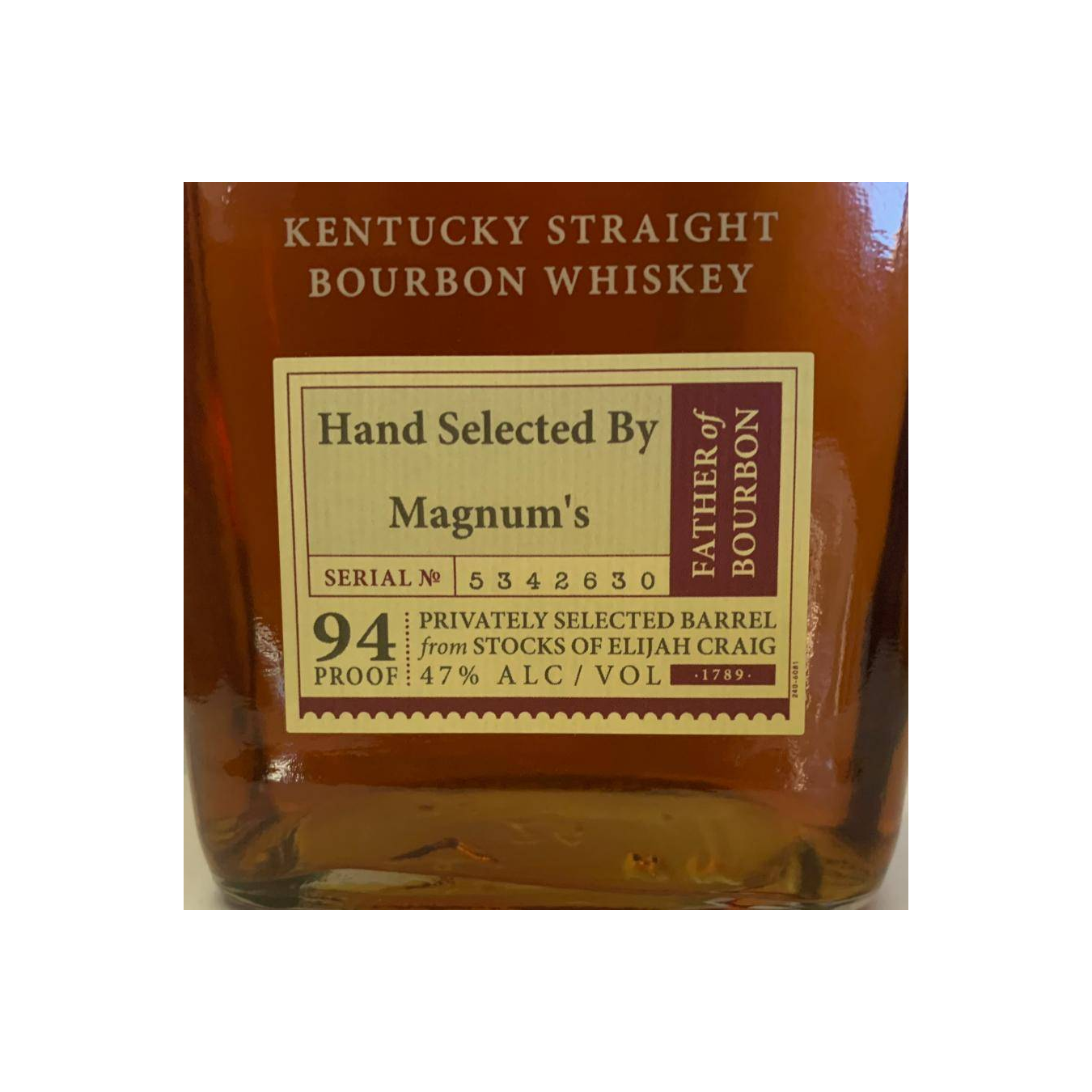 Elijah Craig Bourbon Whisky