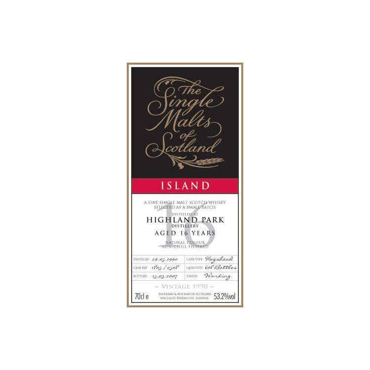 Highland Park The Single Malts of Scotland 1990 16 Years Single Malt Whisky 2