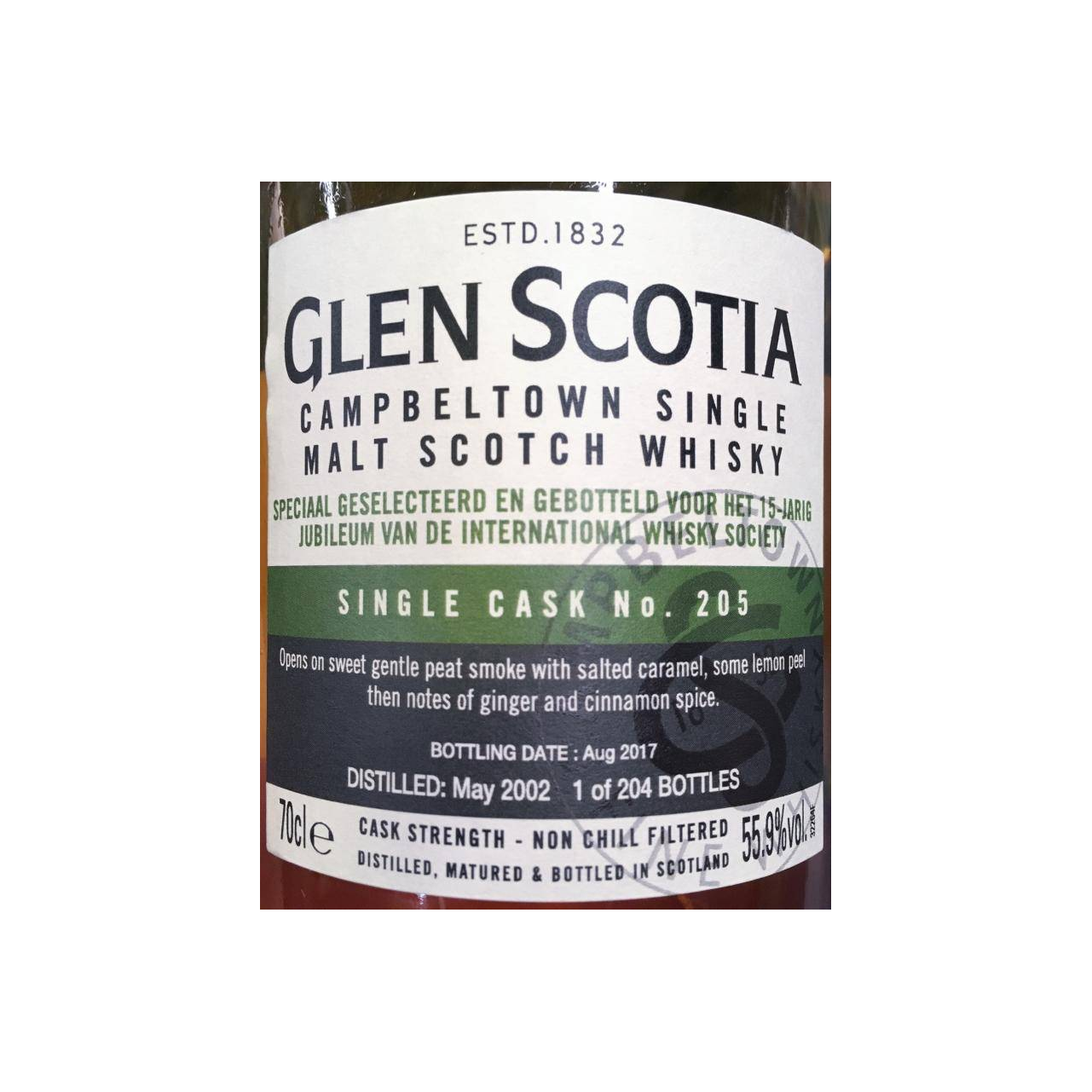 Glen Scotia 2002 15 Years Single Malt Whisky 2