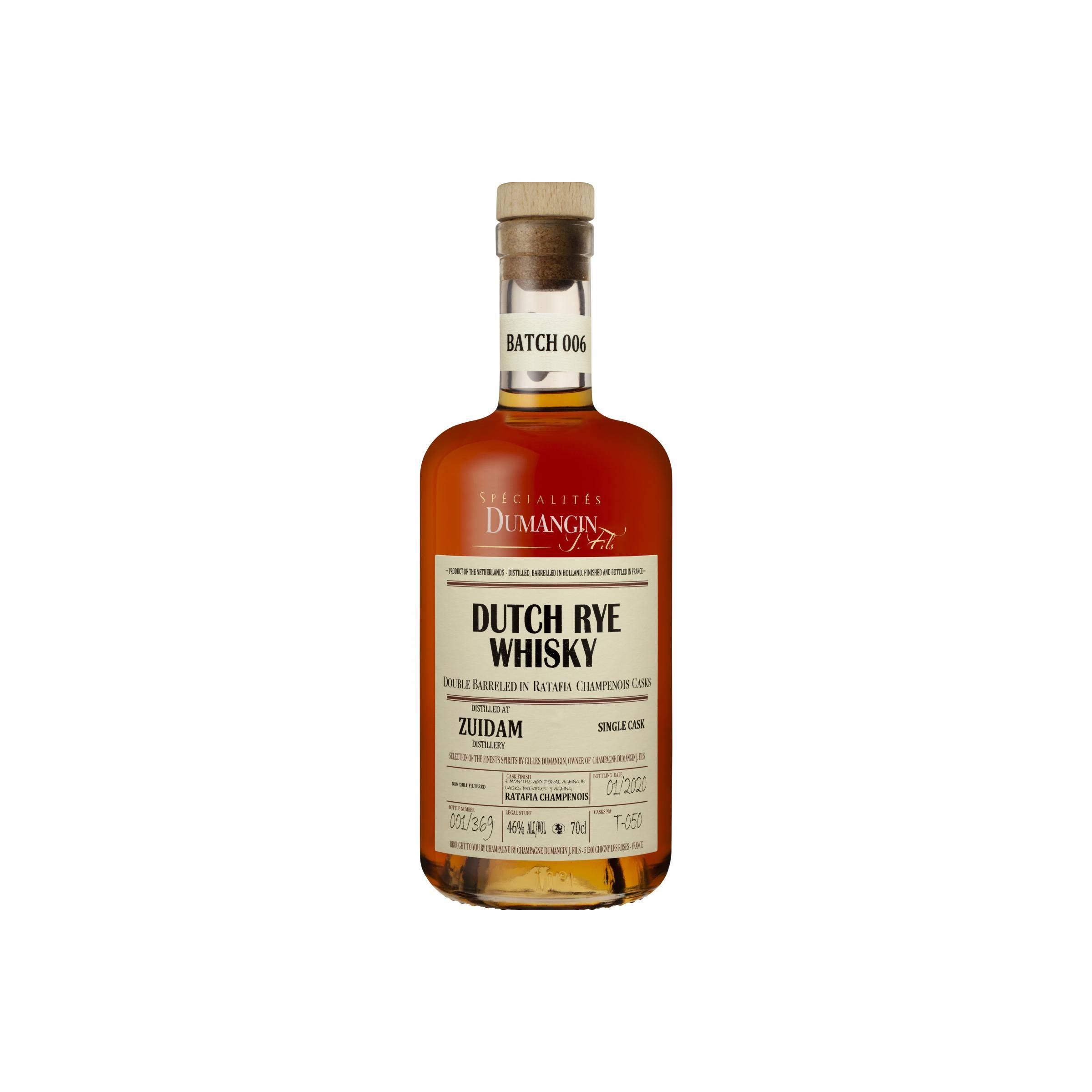 Zuidam Dutch Rye Whisky CDJF