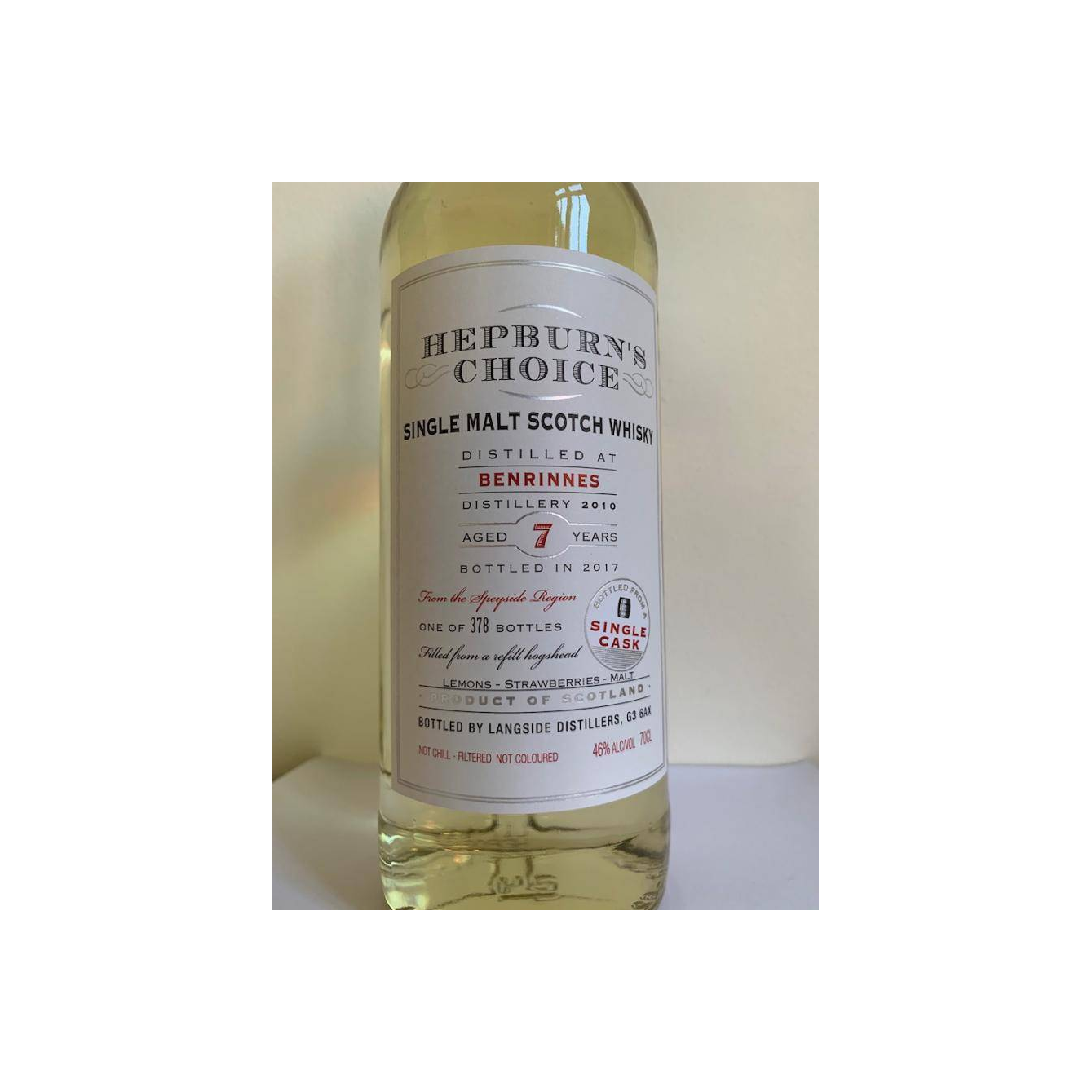 Benrinnes 2010 7 Years Single Malt Whisky 2