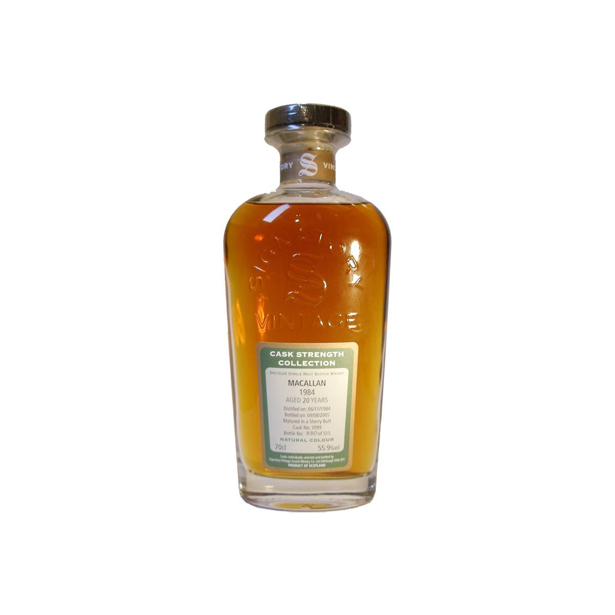 The Macallan Cask Strength Collection 1984 20 Years Single Malt Whisky