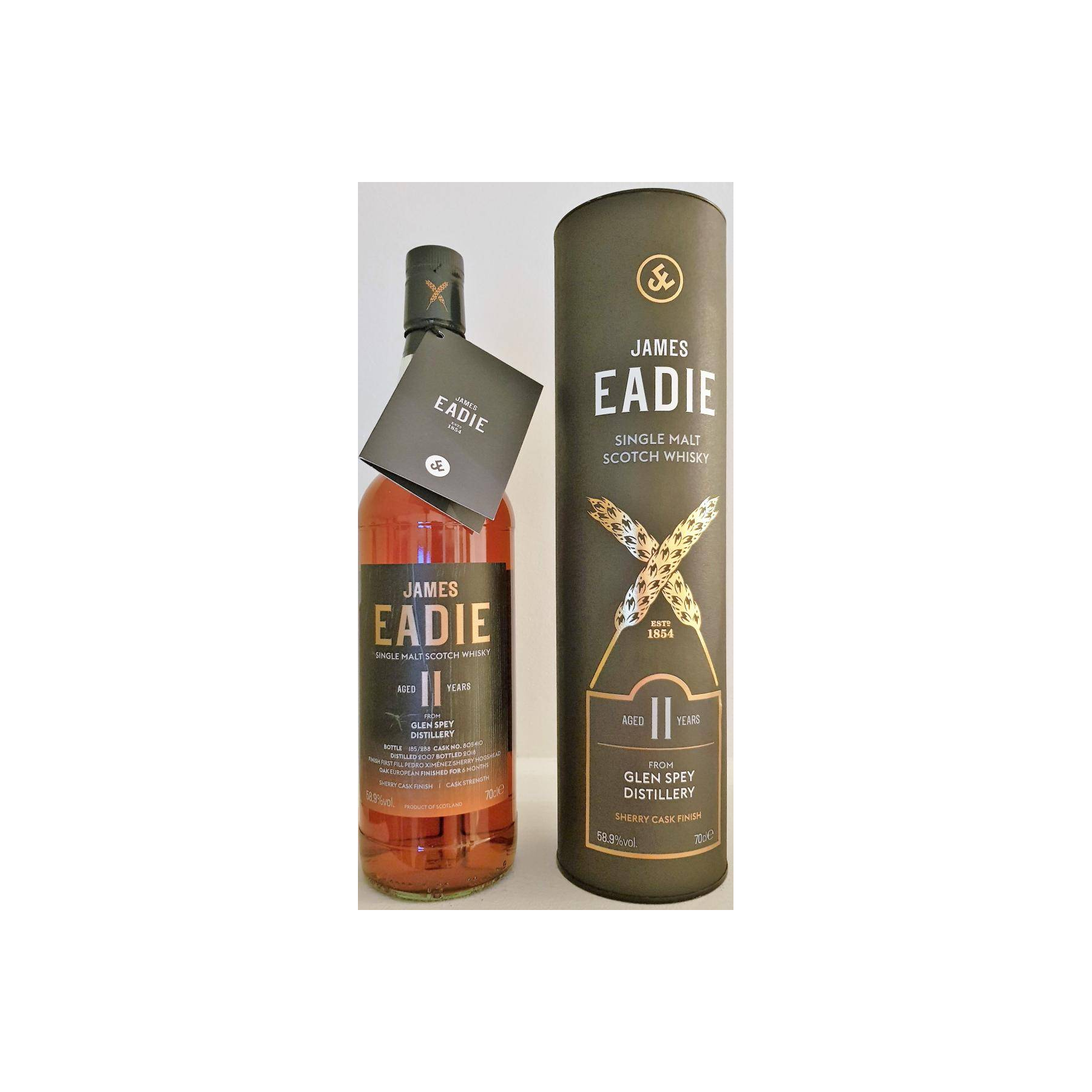 Glen Spey 2007 11 Years Single Malt Whisky