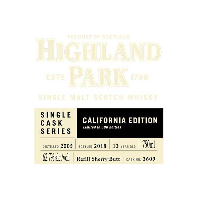 Highland Park Single Cask 2005 13 Years Single Malt Whisky