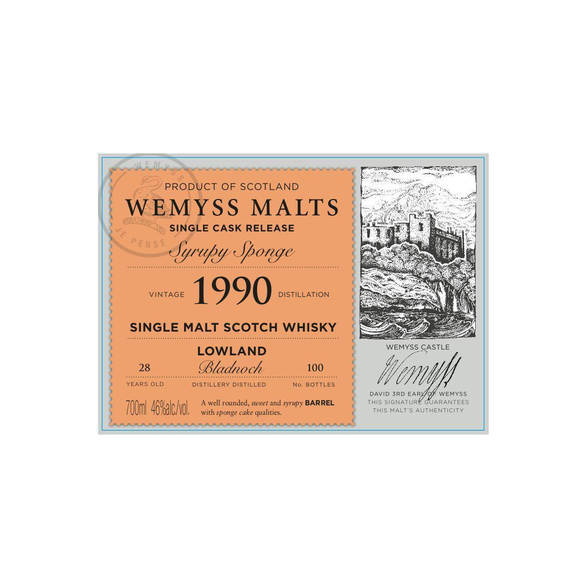 Bladnoch 1990 28 Years Single Malt Whisky 3