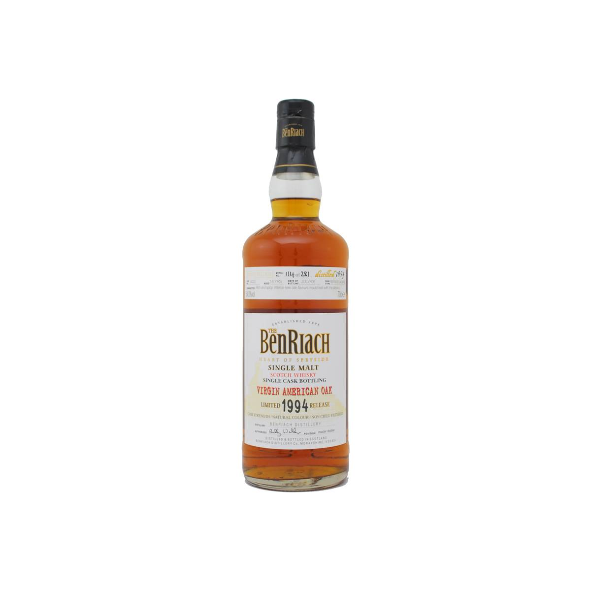 BenRiach 1994 14 Years Single Malt Whisky