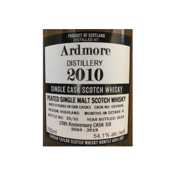 Ardmore The Octave 2010 9 Years Single Malt Whisky 2