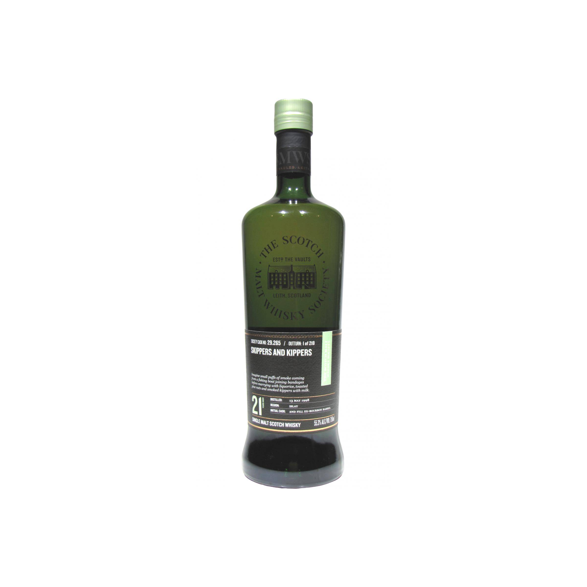The Scotch Malt Whisky Society 1998 21 Years Single Malt Whisky