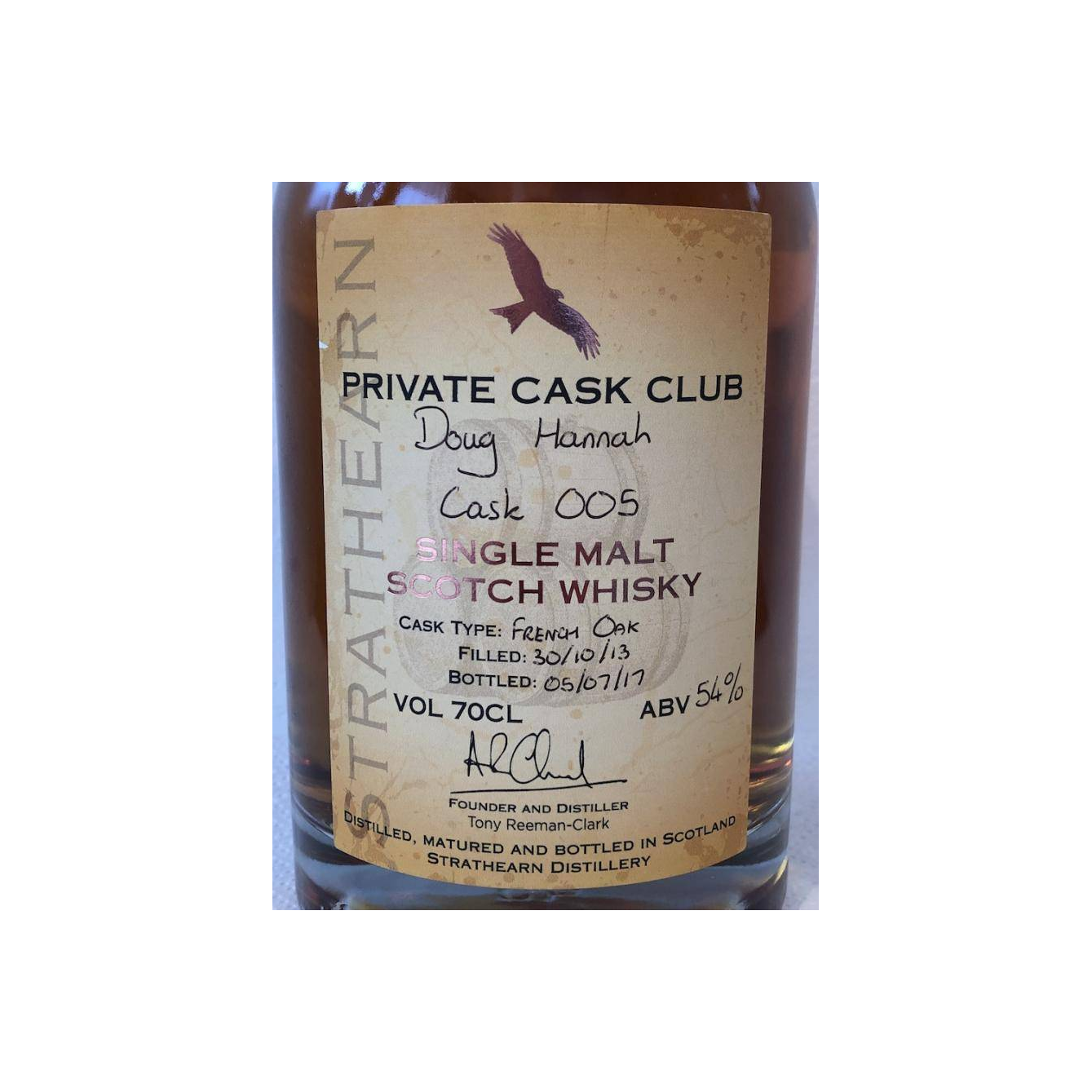Strathearn 2013 3 Years Single Malt Whisky 2