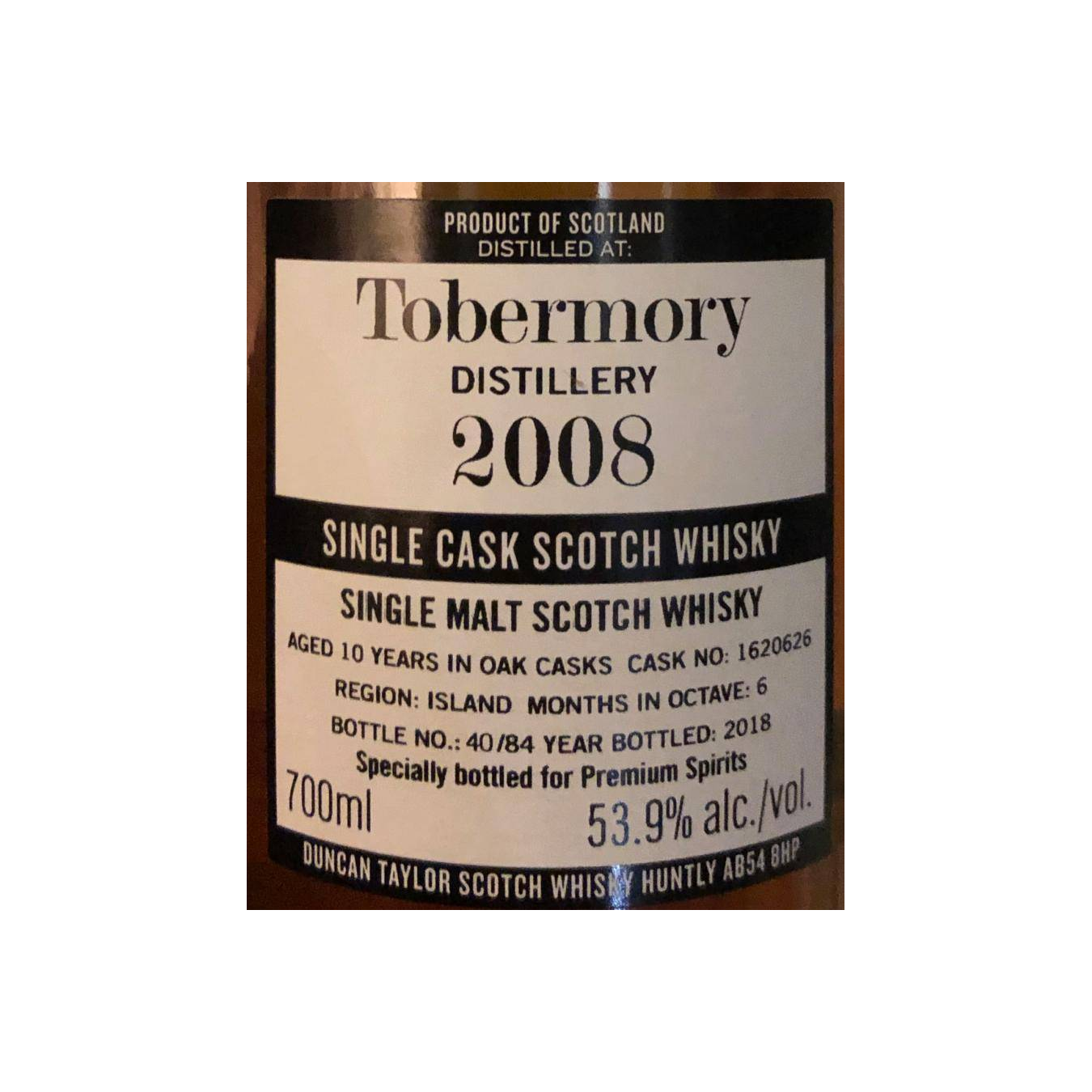 Tobermory The Octave 2008 10 Years Single Malt Whisky 2
