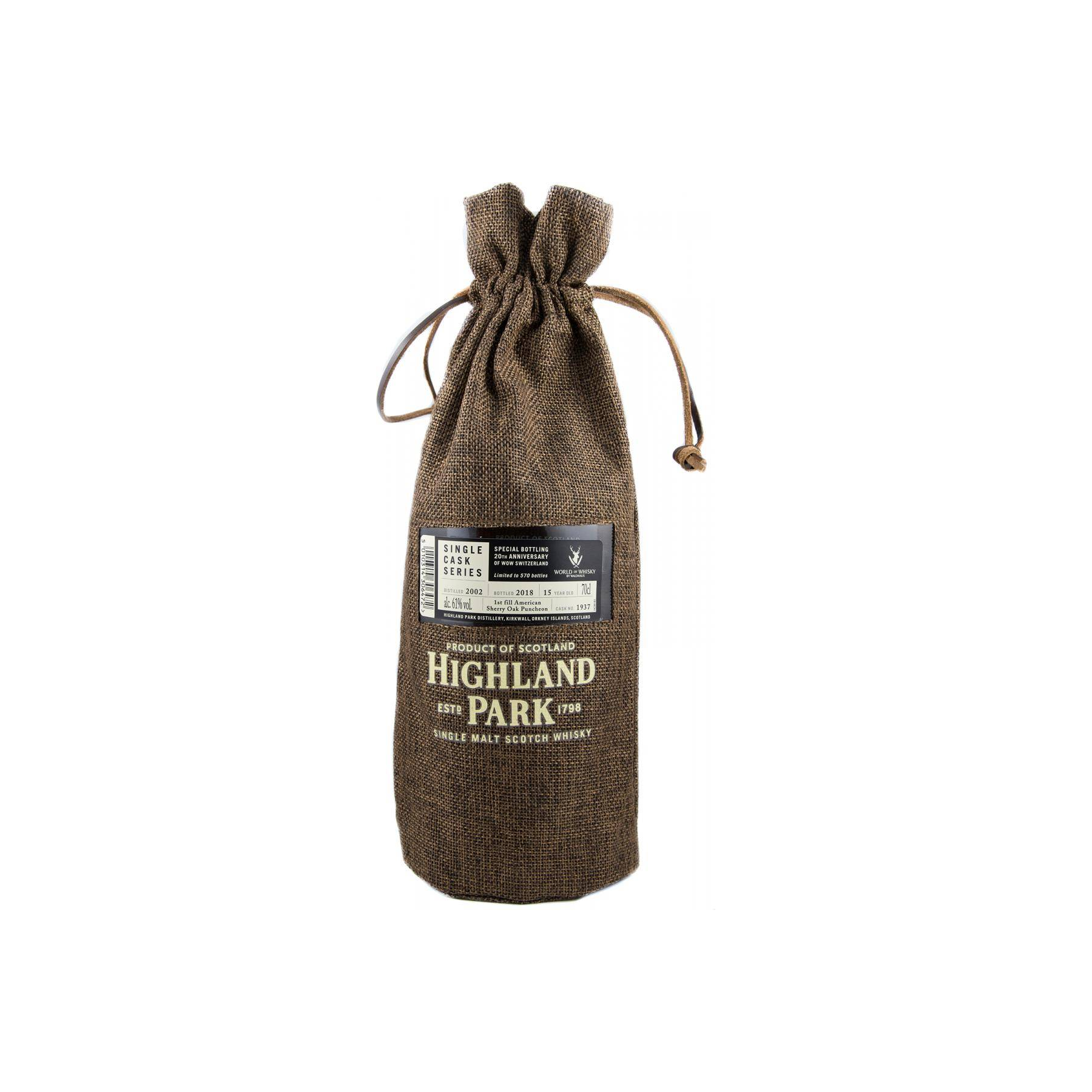 Highland Park Single Cask 2002 15 Years Single Malt Whisky 2