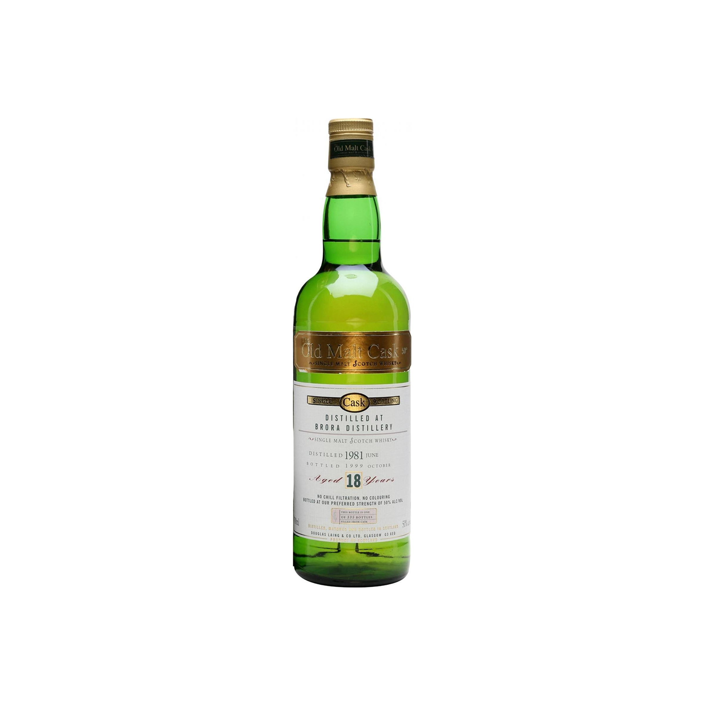 Brora Old Malt Cask 1981 18 Years Single Malt Whisky