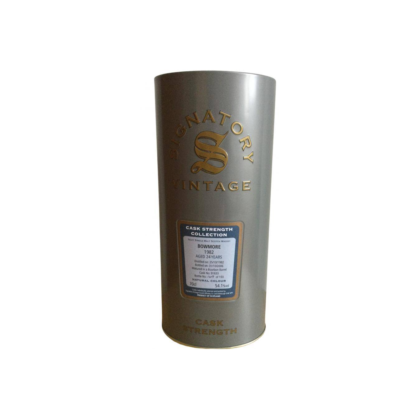 Bowmore Cask Strength Collection 1982 24 Years Single Malt Whisky 2