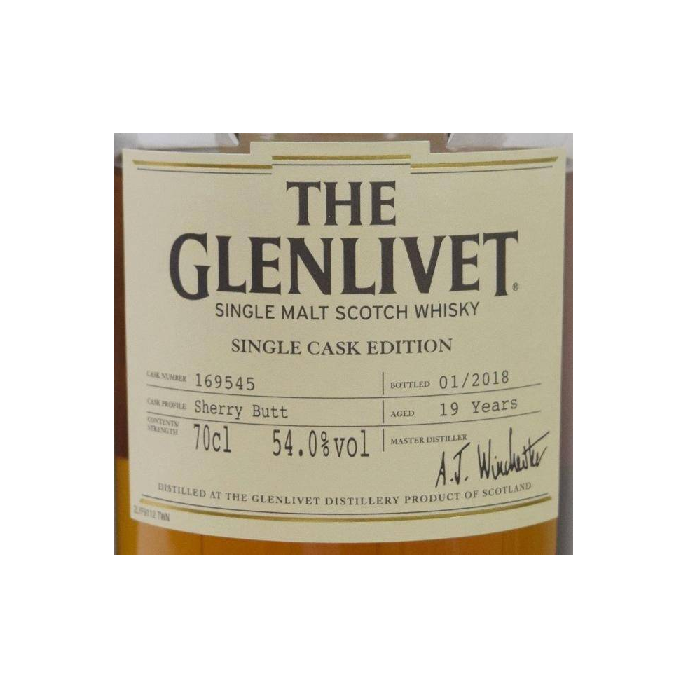 The Glenlivet 19 Years Single Malt Whisky