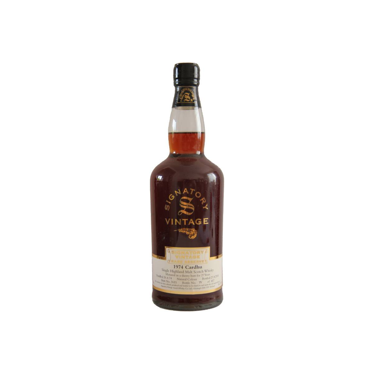 Cardhu 1974 27 Years Single Malt Whisky