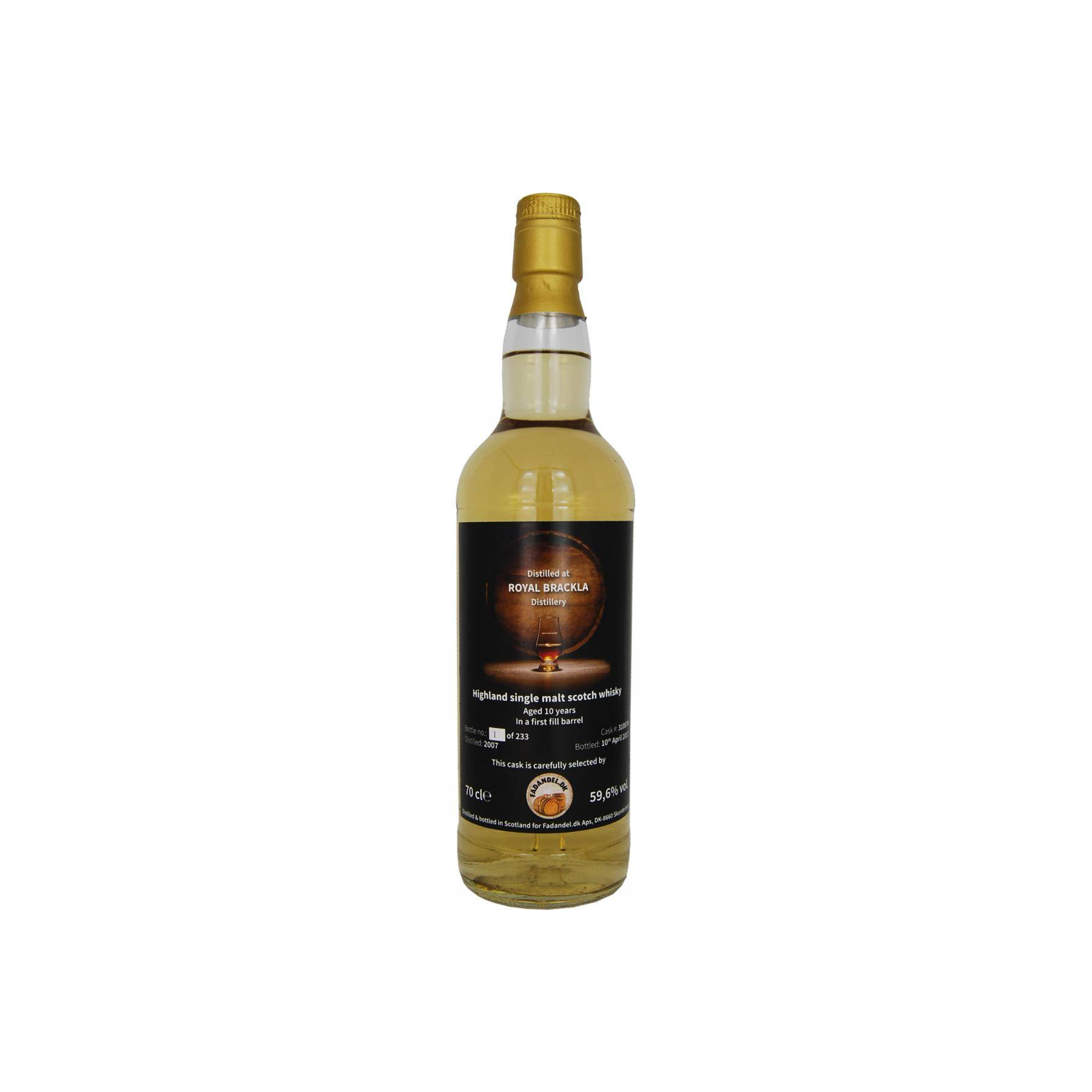 Royal Brackla 2007 10 Years Single Malt Whisky