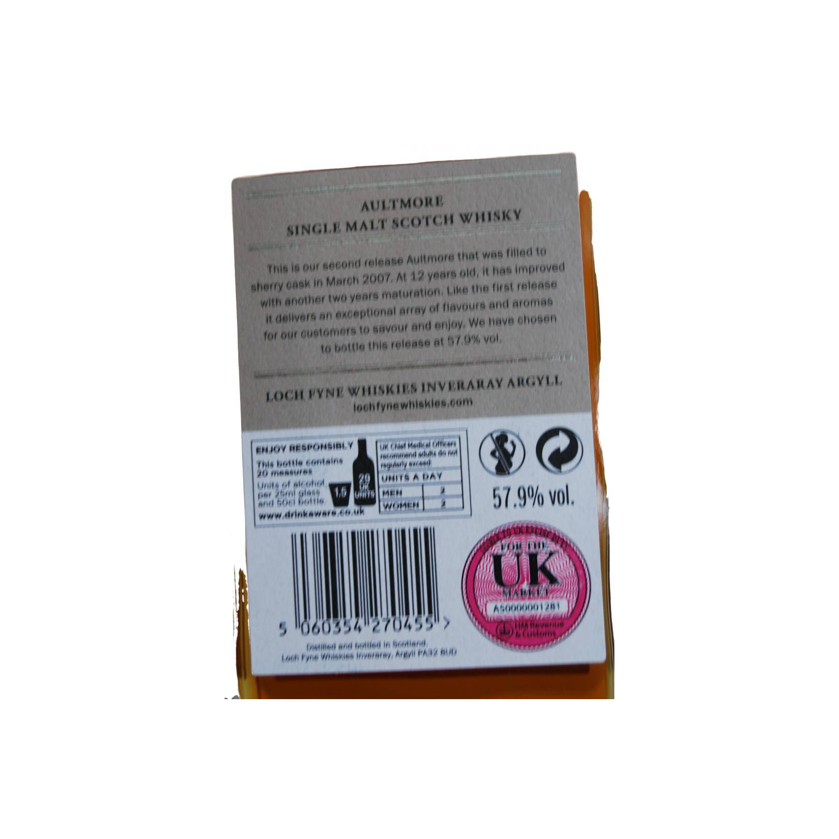 Aultmore 2007 12 Years Single Malt Whisky 2