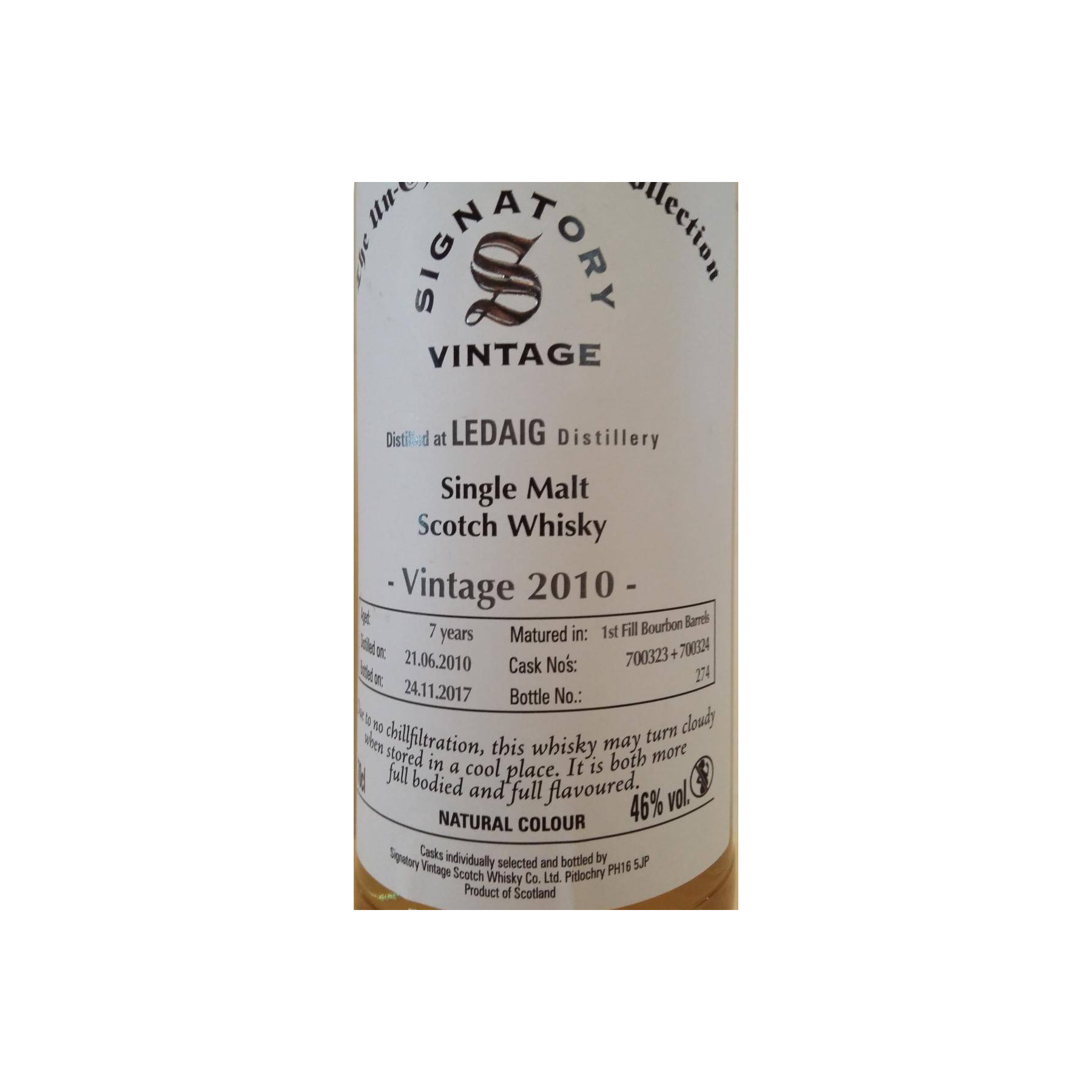 Tobermory The Un-Chillfiltered Collection 2010 7 Years Single Malt Whisky 3