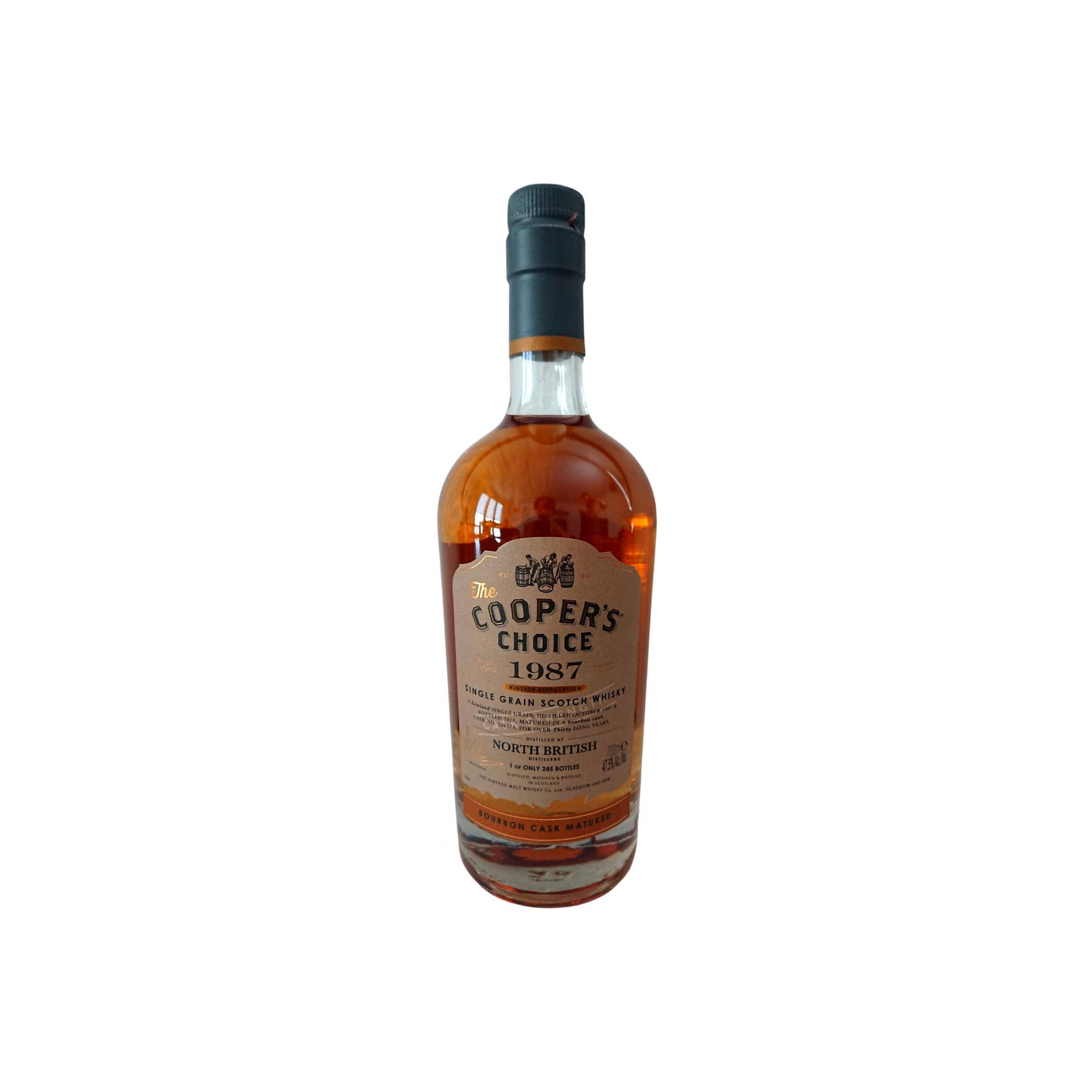 North British The Cooper's Choice 1987 30 Years Single Grain Whisky