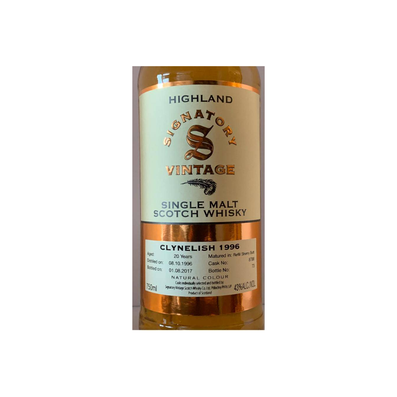 Clynelish Vintage Collection 1996 20 Years Single Malt Whisky 2
