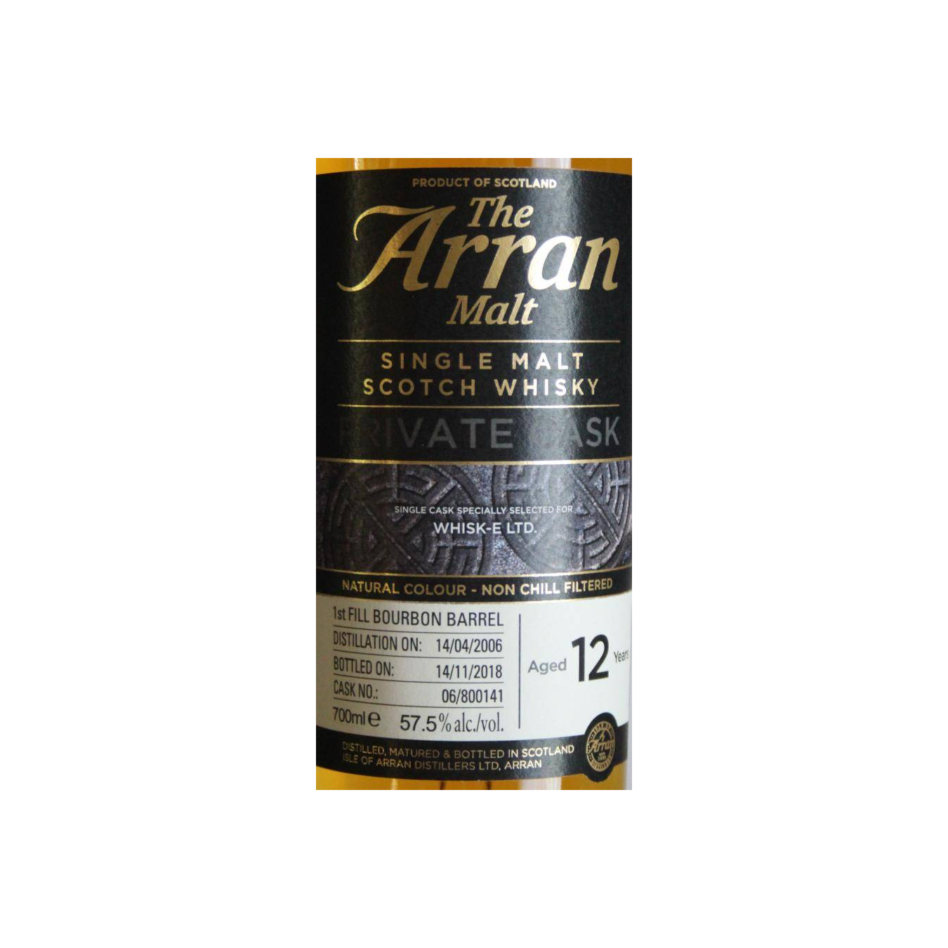 Arran Private Cask 2006 12 Years Single Malt Whisky 2