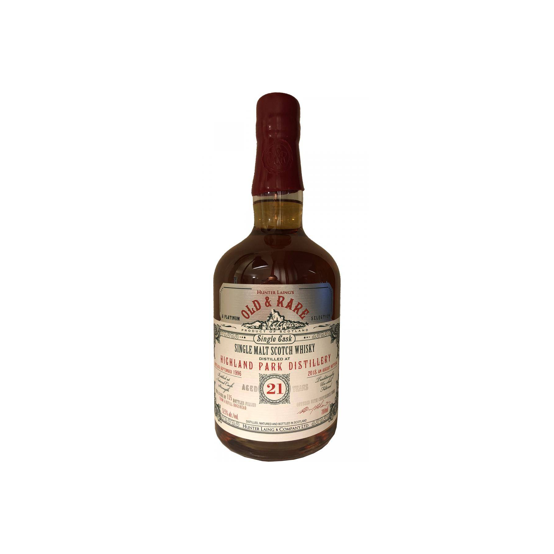 Highland Park 1996 21 Years Single Malt Whisky