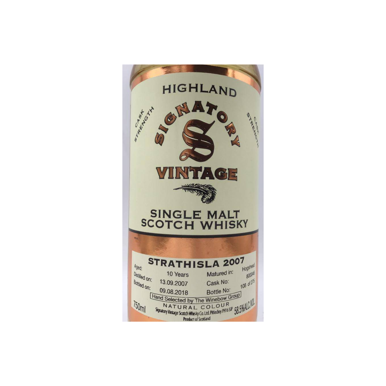 Strathisla 2007 10 Years Single Malt Whisky 2