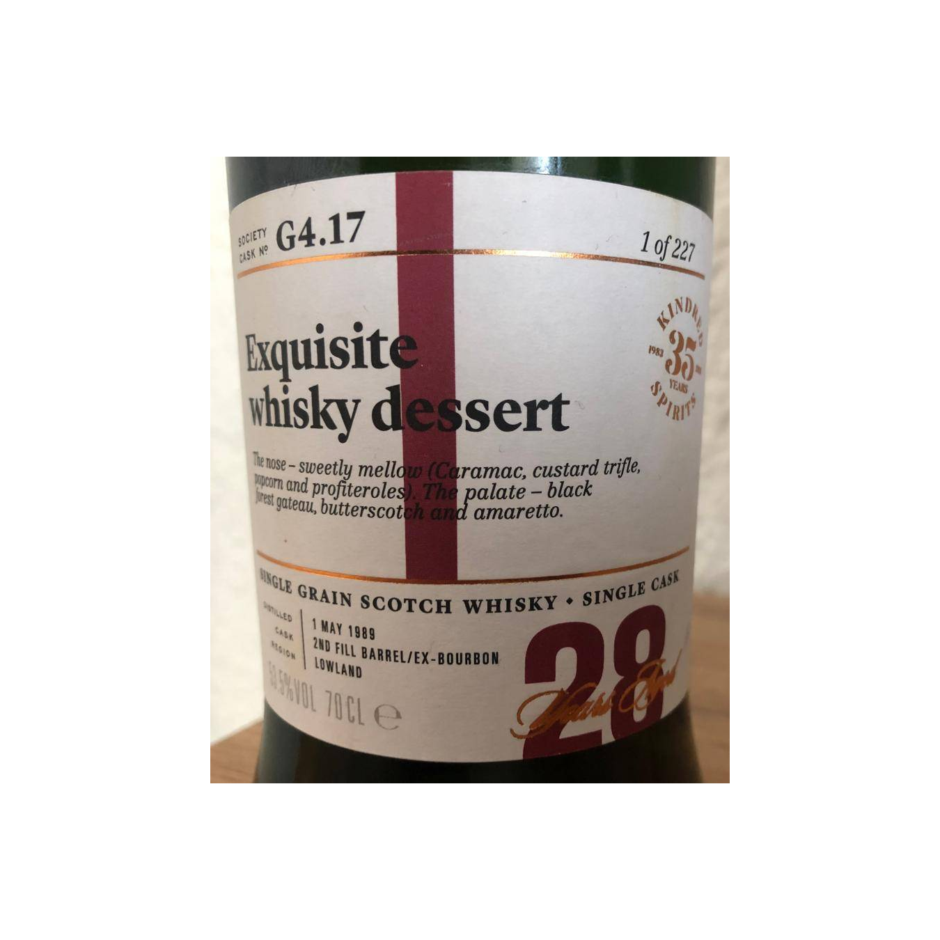 The Scotch Malt Whisky Society 1989 28 Years Single Grain Whisky 2