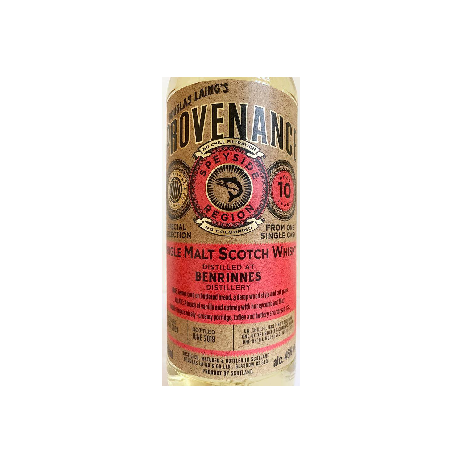 Benrinnes 2009 10 Years Single Malt Whisky 2