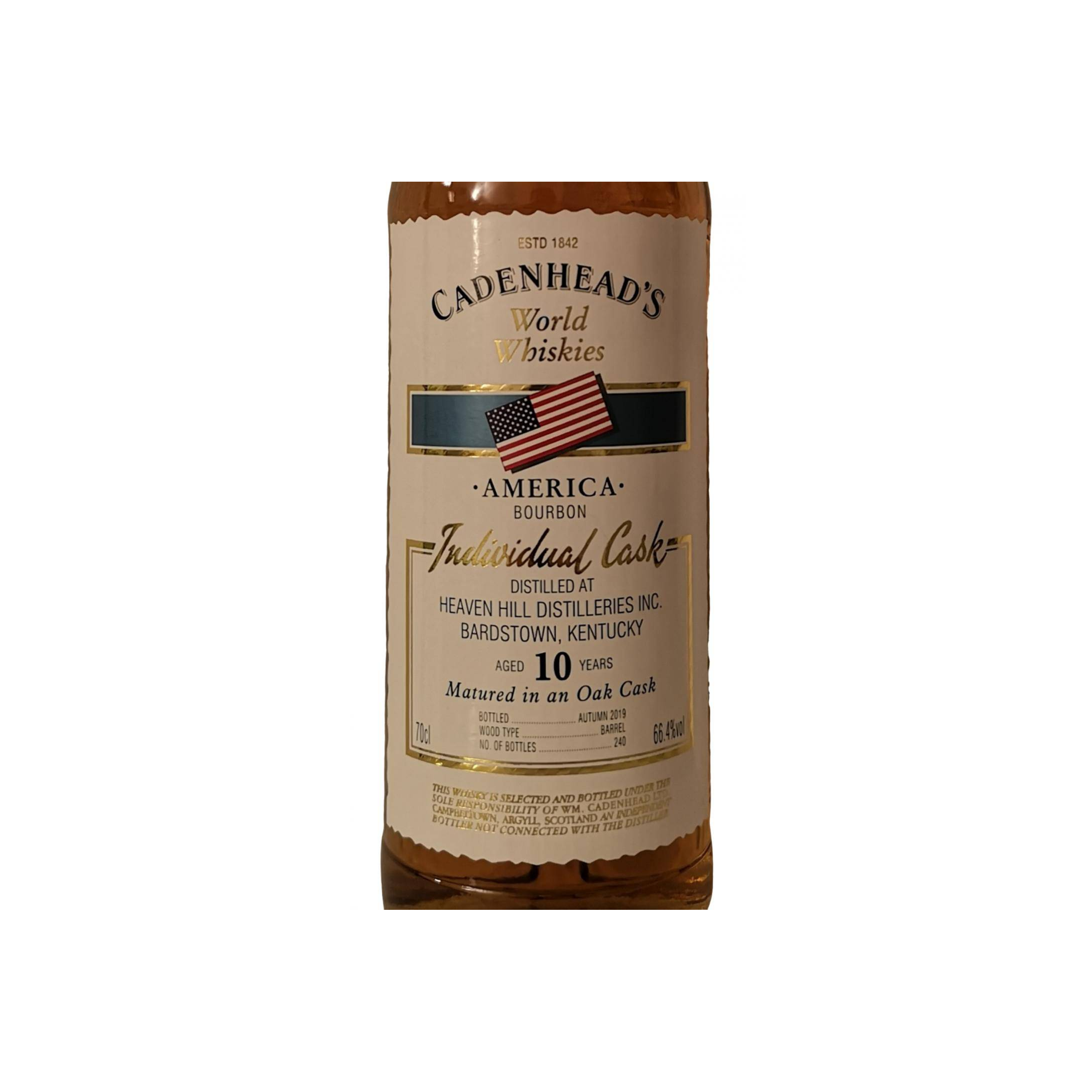 Cadenhead 10 Years Bourbon Whisky