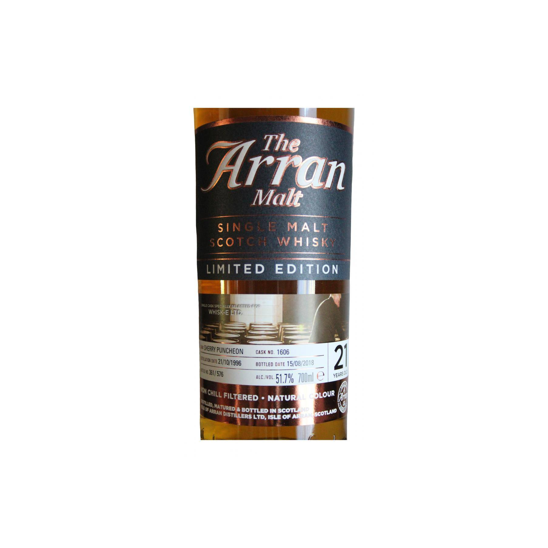 Arran Limited Edition 1996 21 Years Single Malt Whisky 2