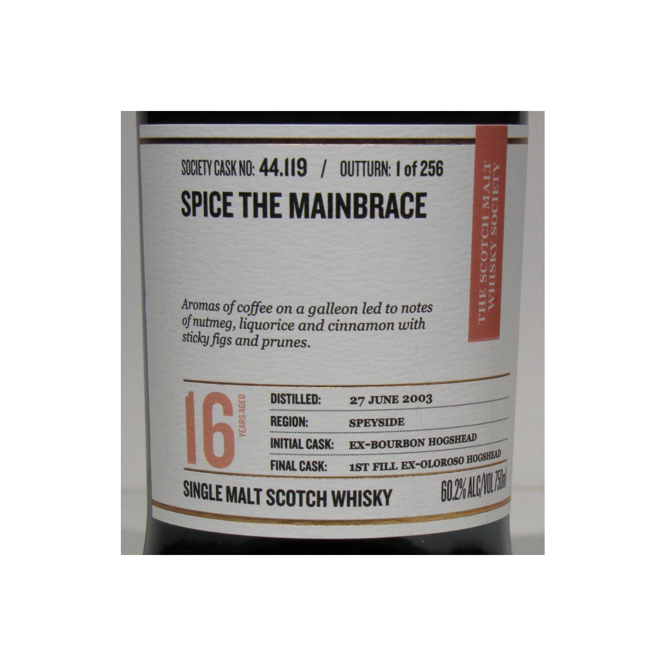 The Scotch Malt Whisky Society 2003 16 Years Single Malt Whisky 2