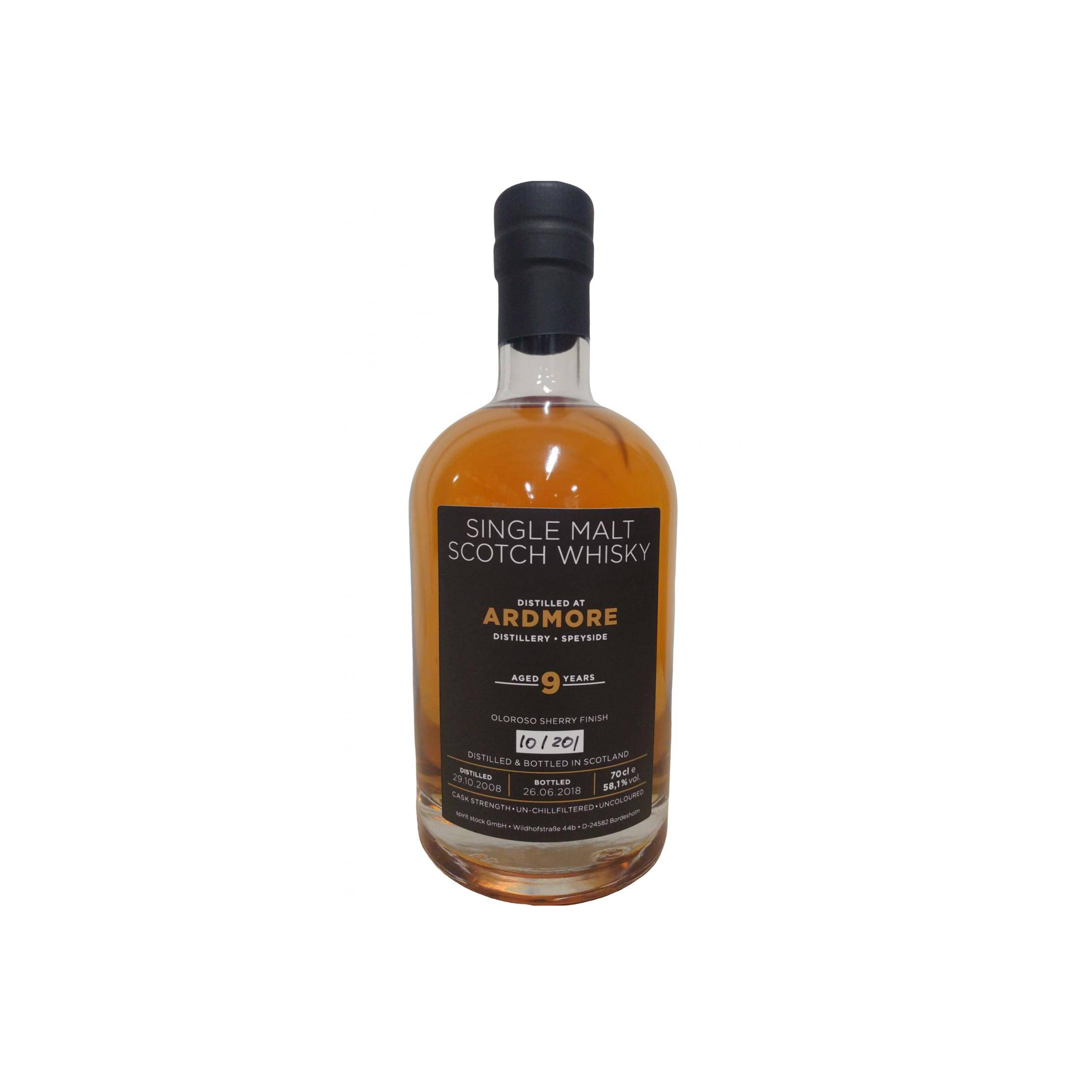 Ardmore 2008 9 Years Single Malt Whisky
