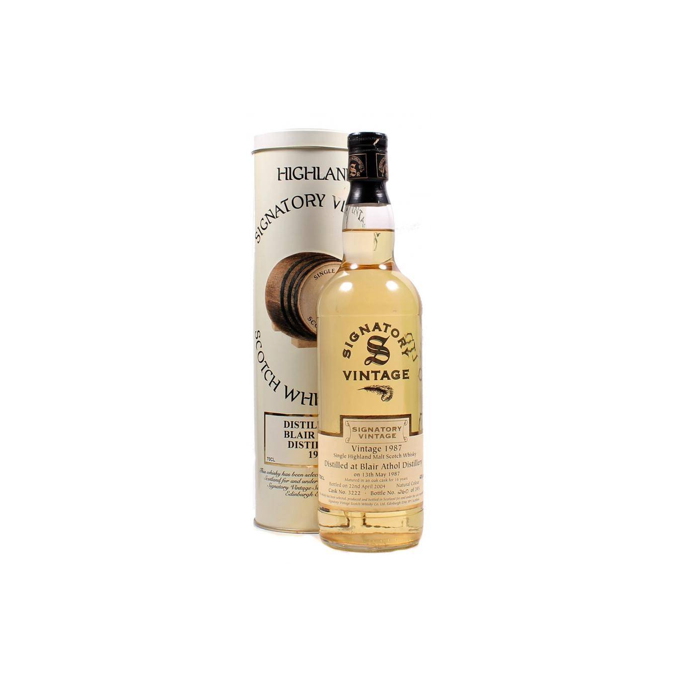 Blair Athol Vintage Collection 1987 16 Years Single Malt Whisky