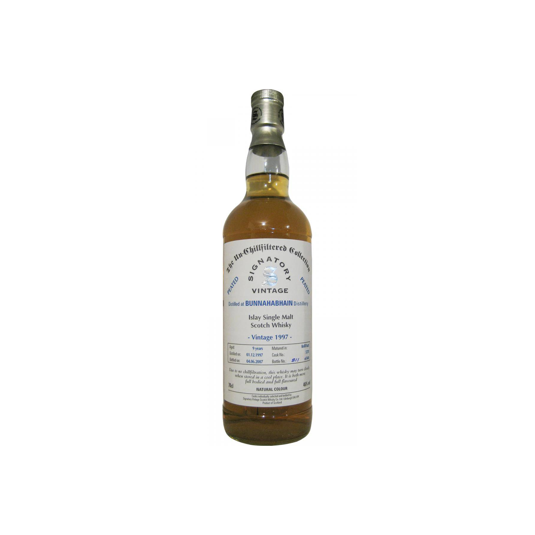 Bunnahabhain The Un-Chillfiltered Collection 1997 9 Years Single Malt Whisky