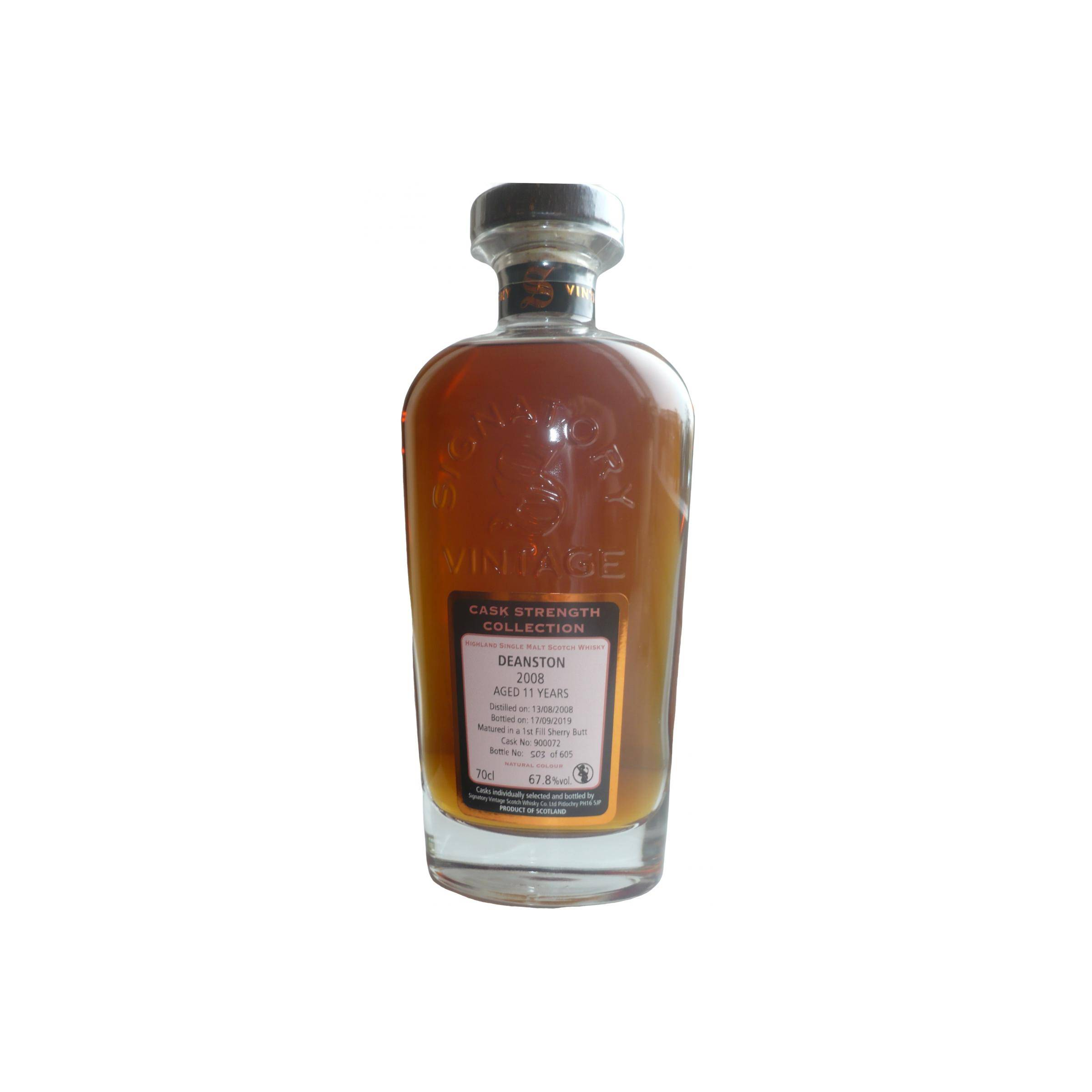 Deanston Cask Strength Collection 2008 11 Years Single Malt Whisky