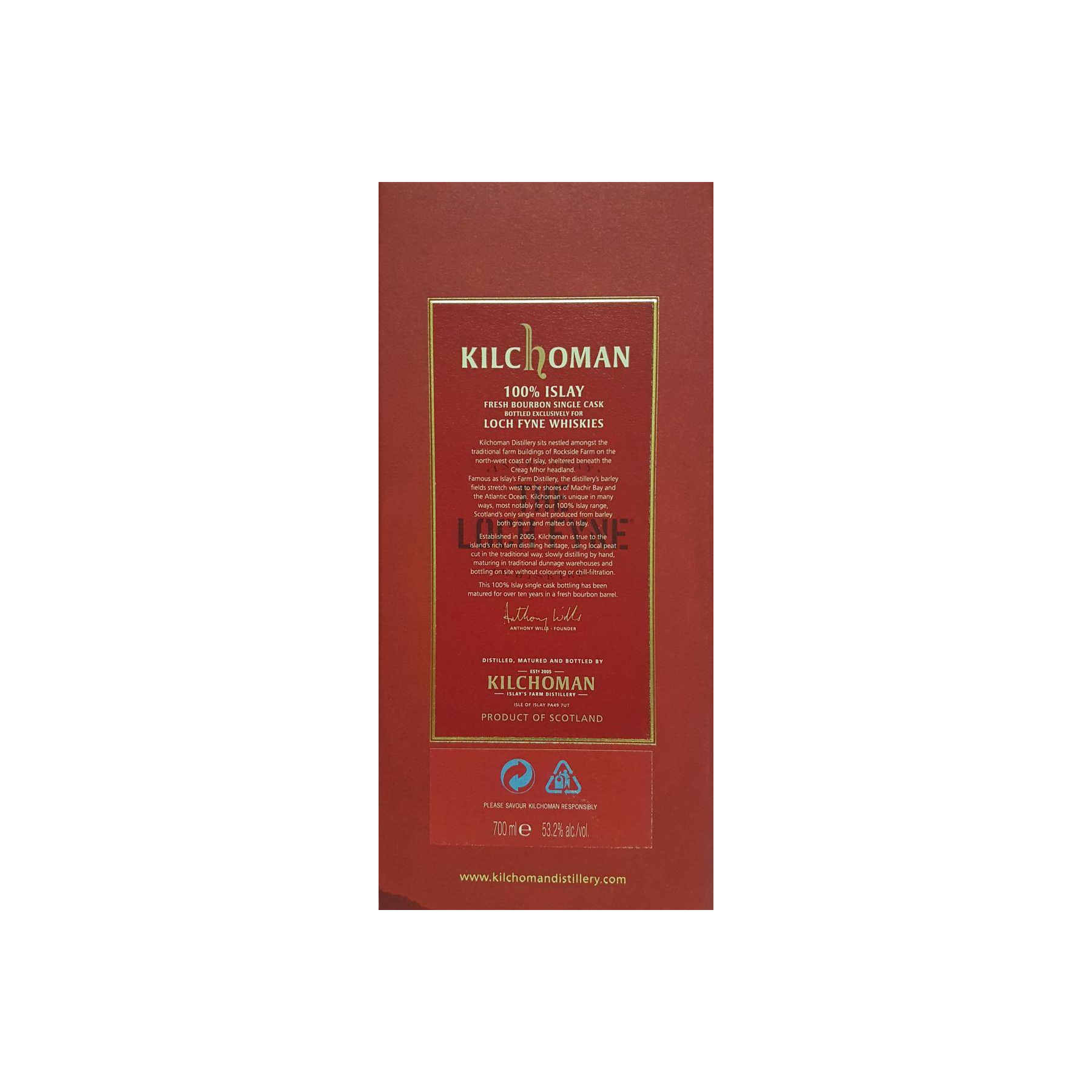 Kilchoman 2008 10 Years Single Malt Whisky 2