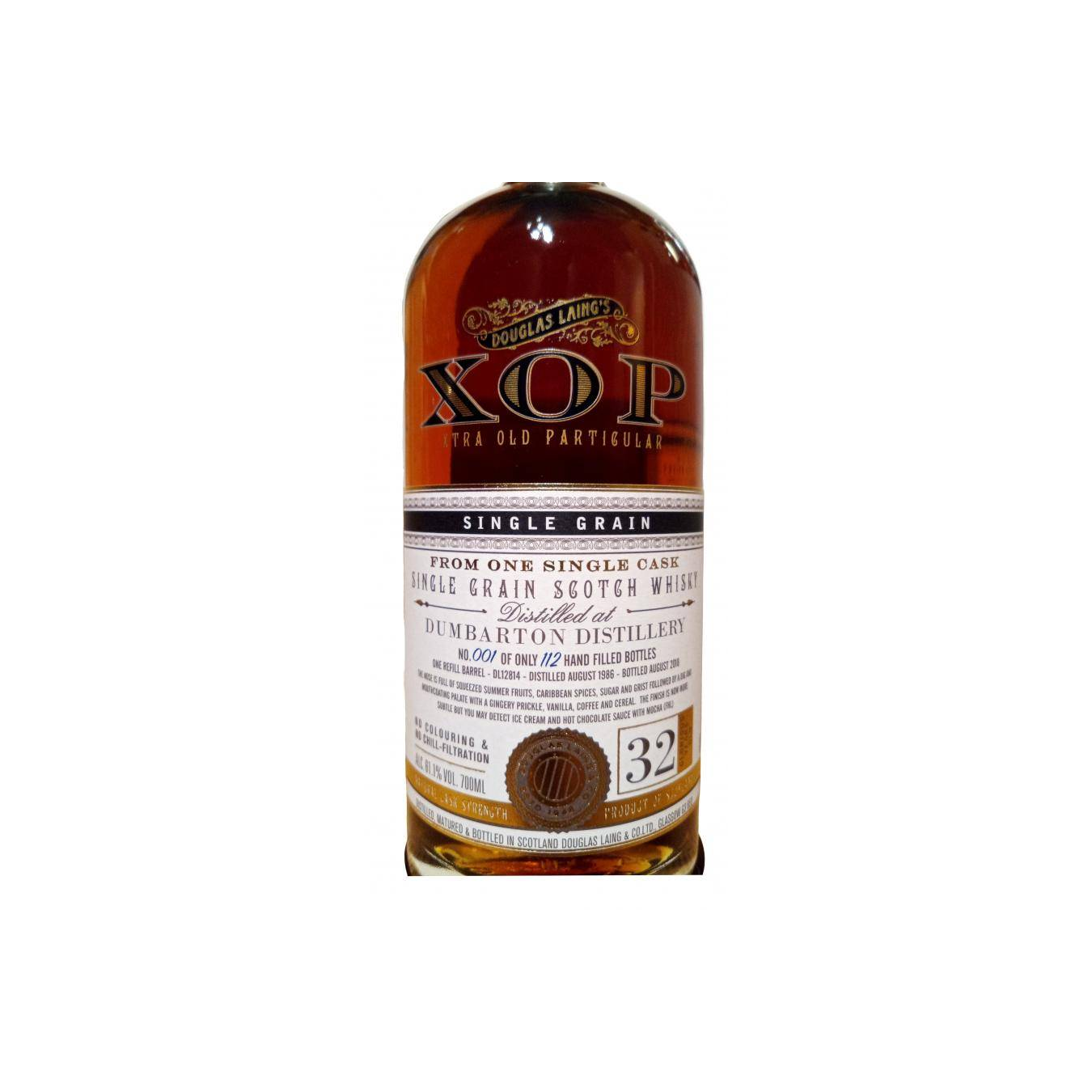 Dumbarton 1986 32 Years Single Grain Whisky 2