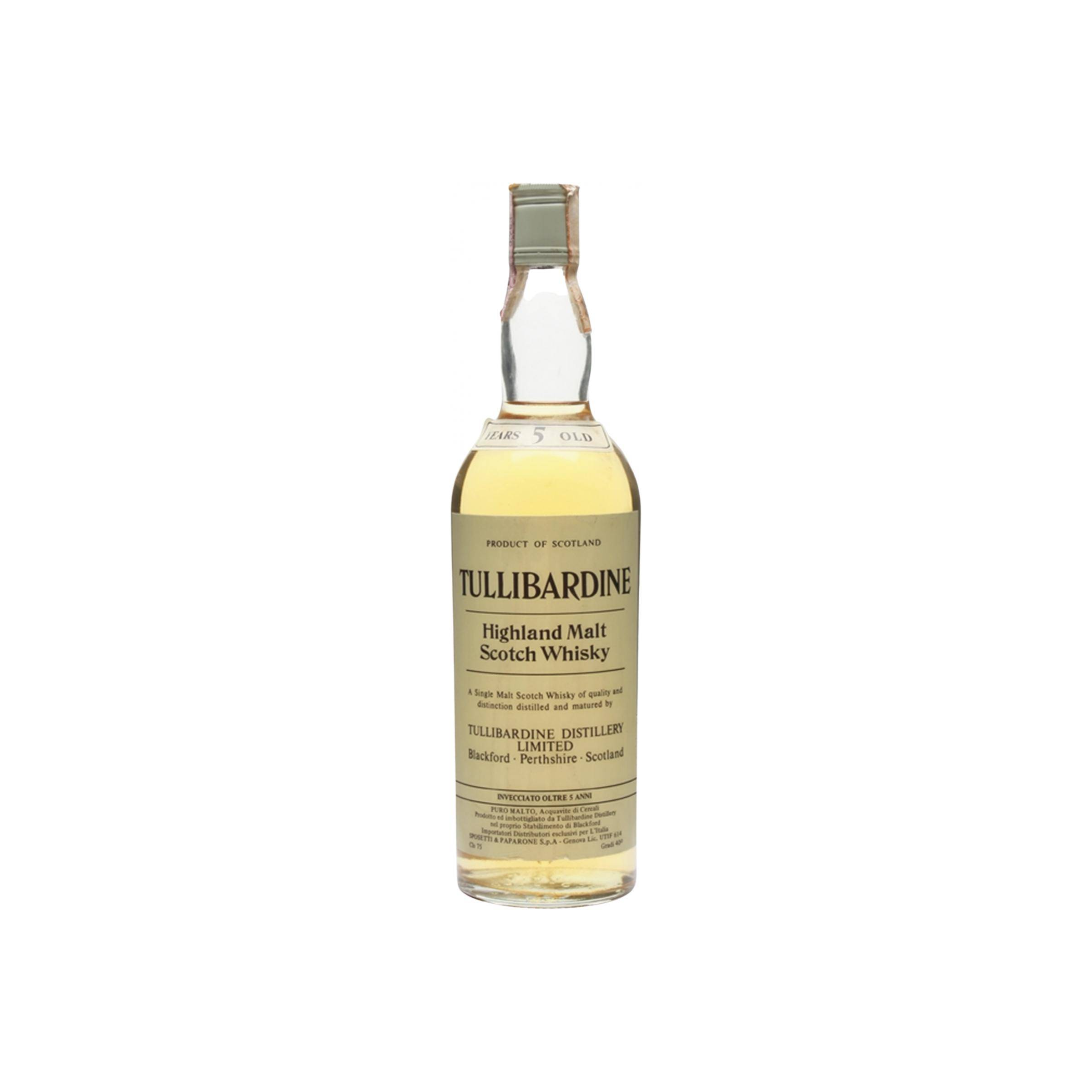 Tullibardine 5 Years Single Malt Whisky