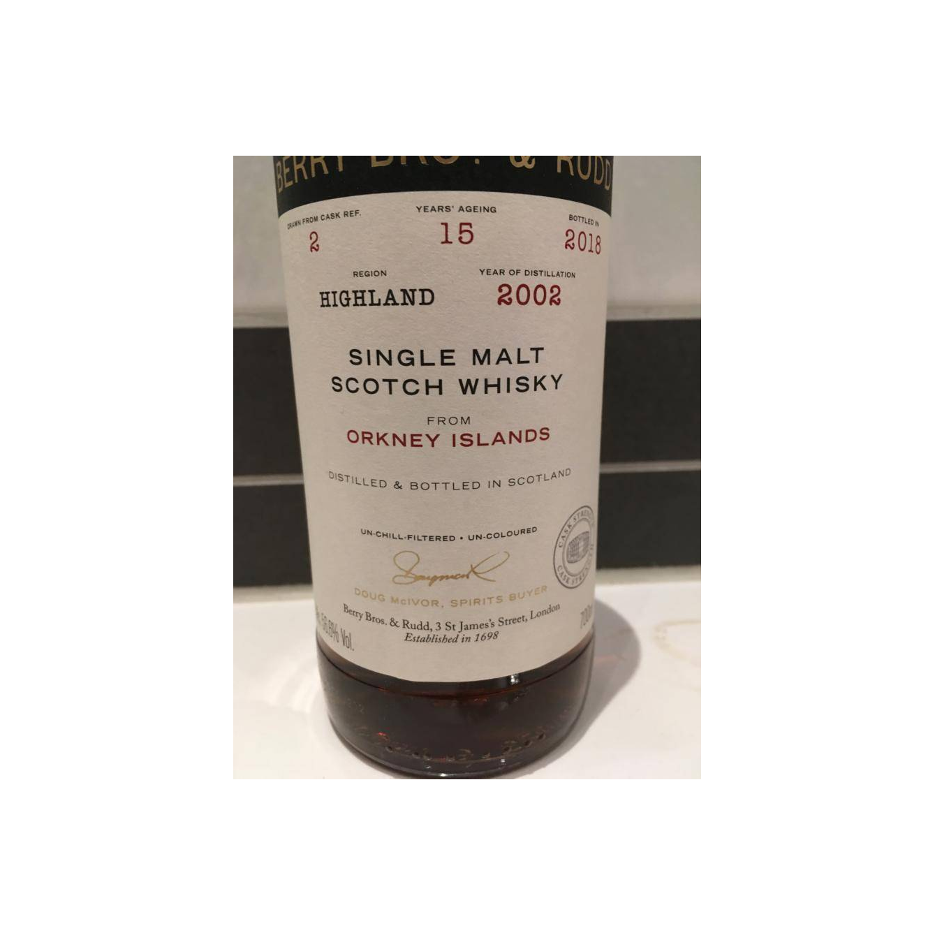 Berry Bros. & Rudd 2002 15 Years Single Malt Whisky 2