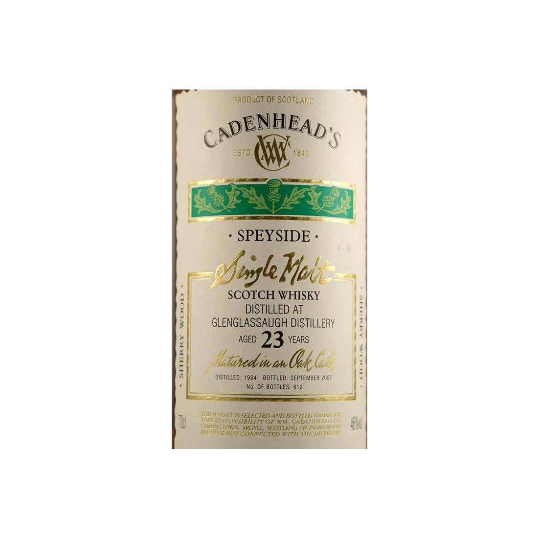 Glenglassaugh 1984 23 Years Single Malt Whisky 3