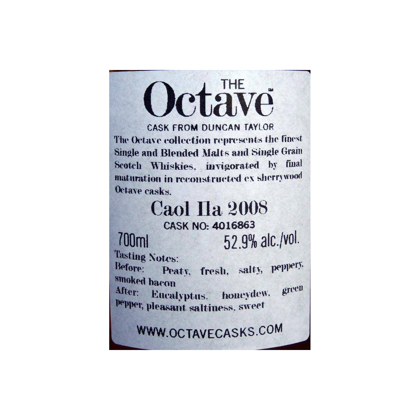 Caol Ila The Octave 2008 9 Years Single Malt Whisky 3