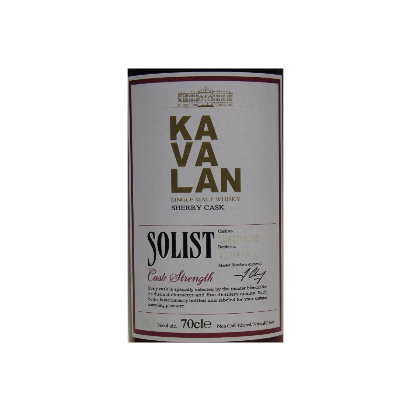 Kavalan Sherry Cask 2008 8 Years Single Malt Whisky 3